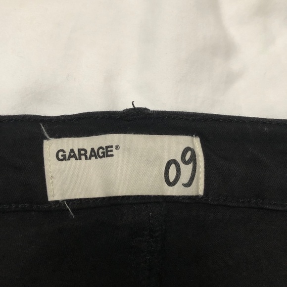 Garage heigh waisted black denim shorts - Picture 4 of 4